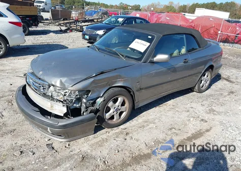 2001 Saab 9-3 Se from USA, damaged, VIN YS3DF78K017007207